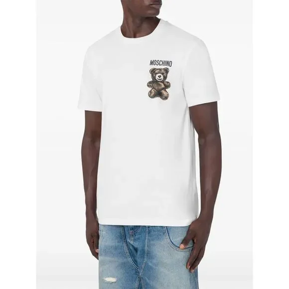 Moschino Men T-Shirt With Teddy Bear Print